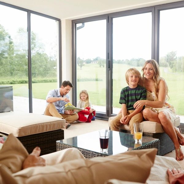 Family in Living Area