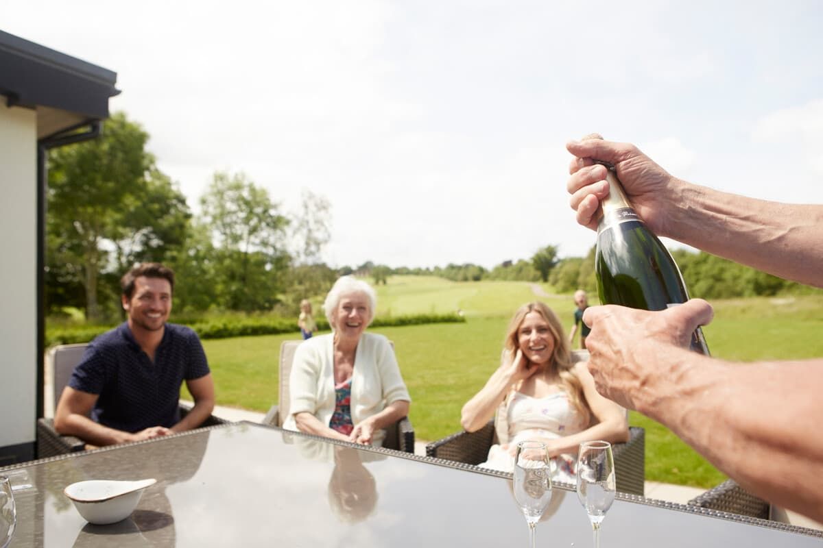 Hunter Lodges Barn and Farm Family Outside