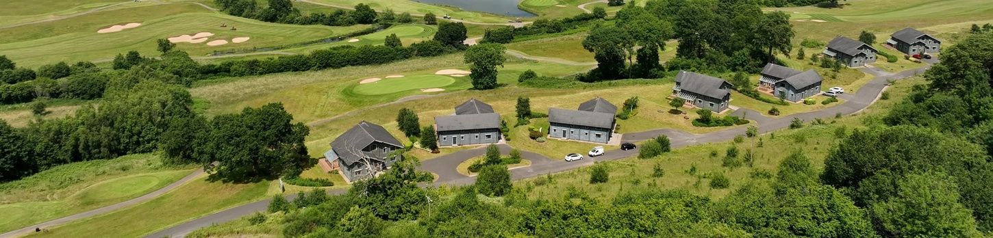 Hunter Lodges Aerial Exterior