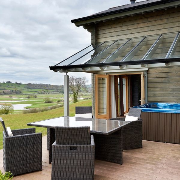 Hunter Lodges Hot Tub Views