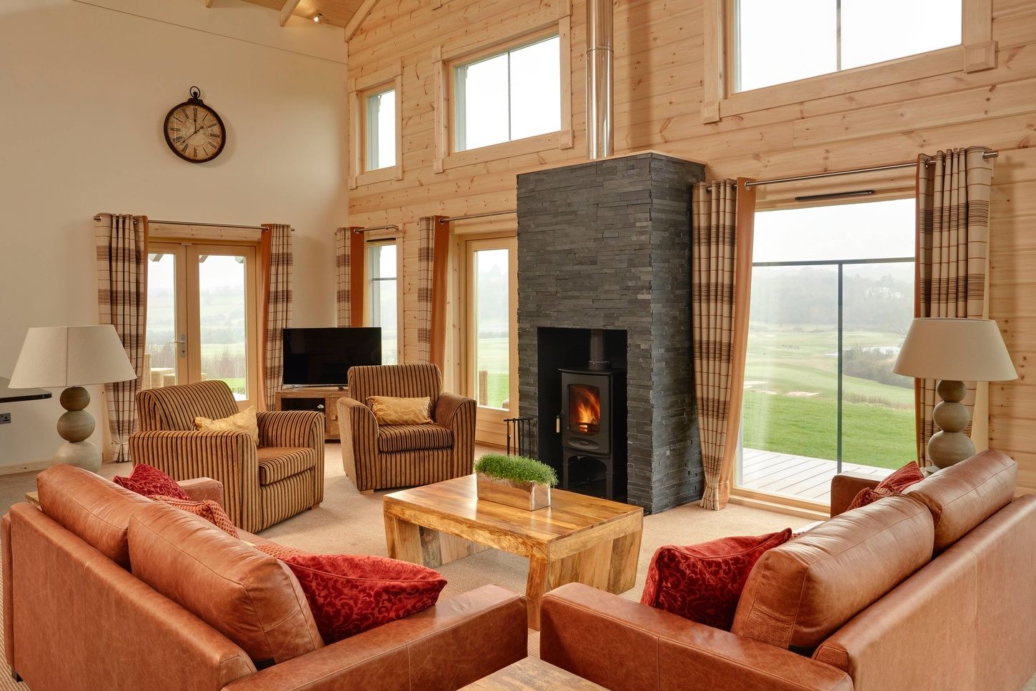 Hunter Lodges Open Plan Lounge