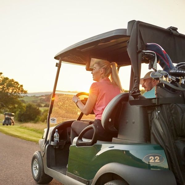 Golf Buggy on Course