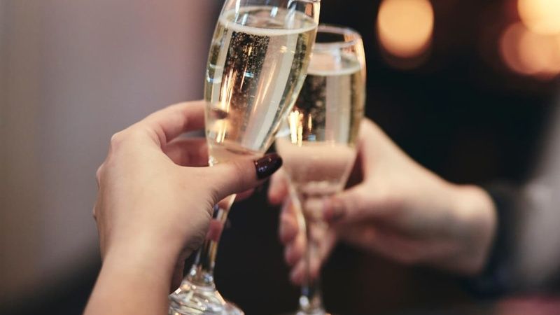 Bottle of House Champagne