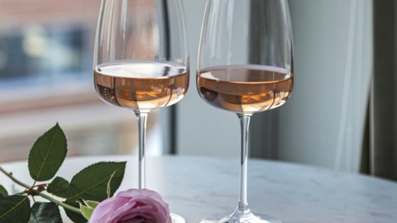 Bottle Rose Wine